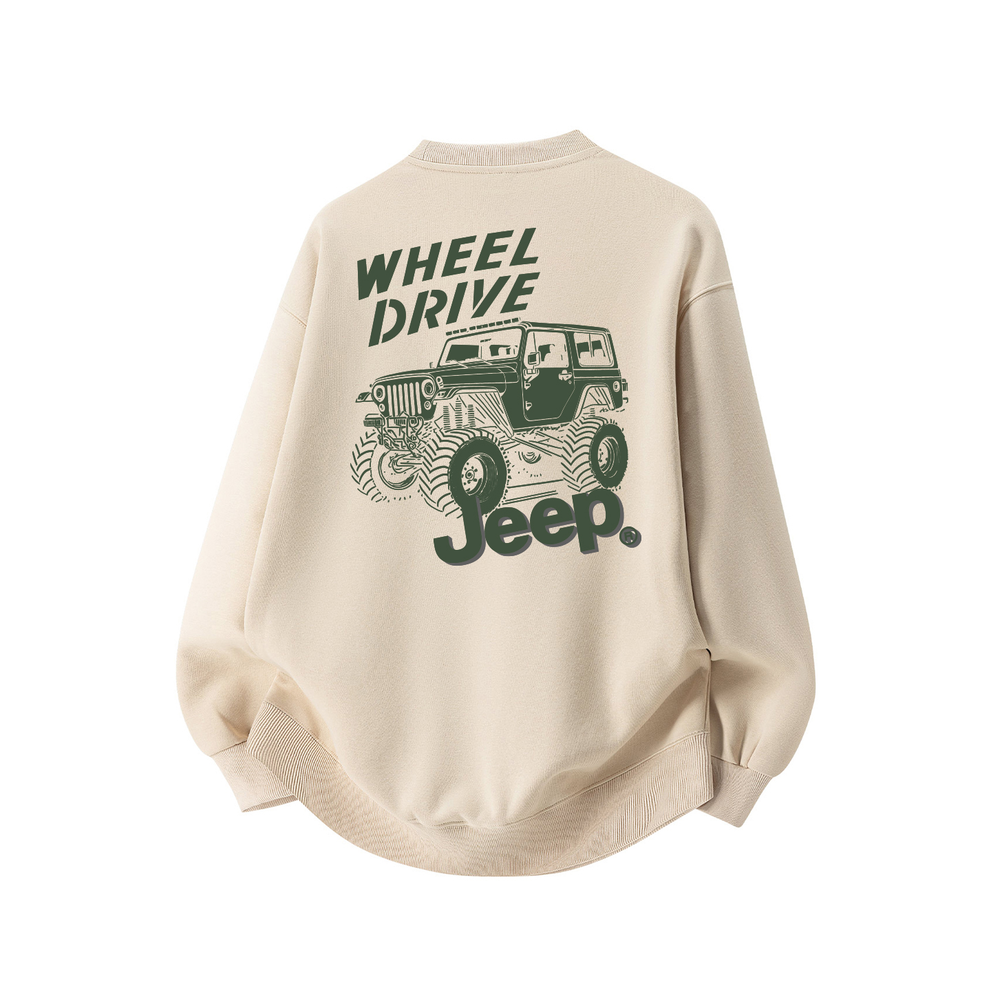 

Свитшот Wrangler Unisex Jeep, хаки