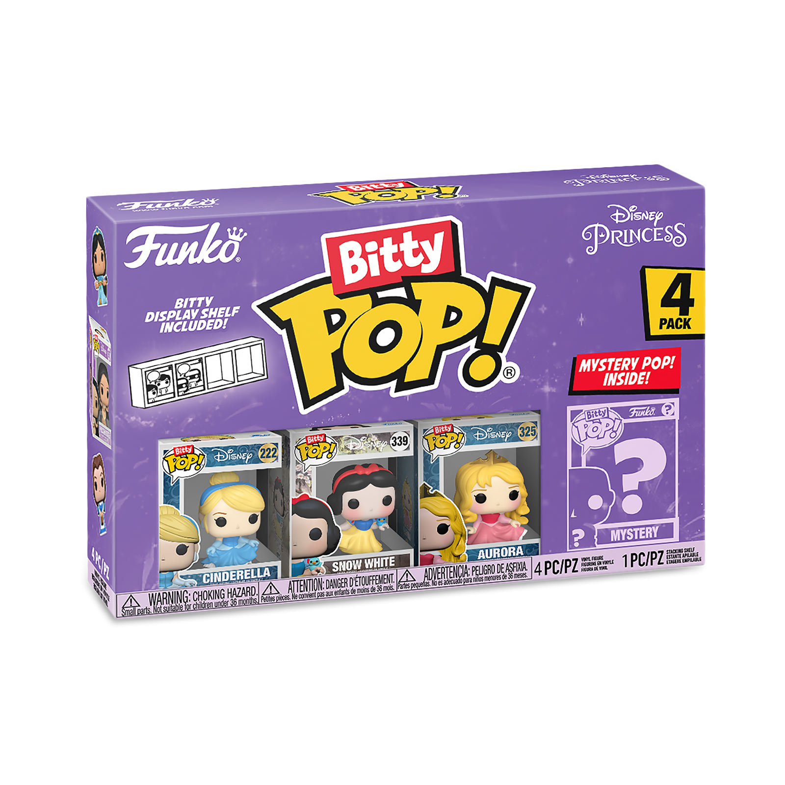 

Принцессы Диснея - Набор из 4 фигурок Funko Bitty Pop, серия 2