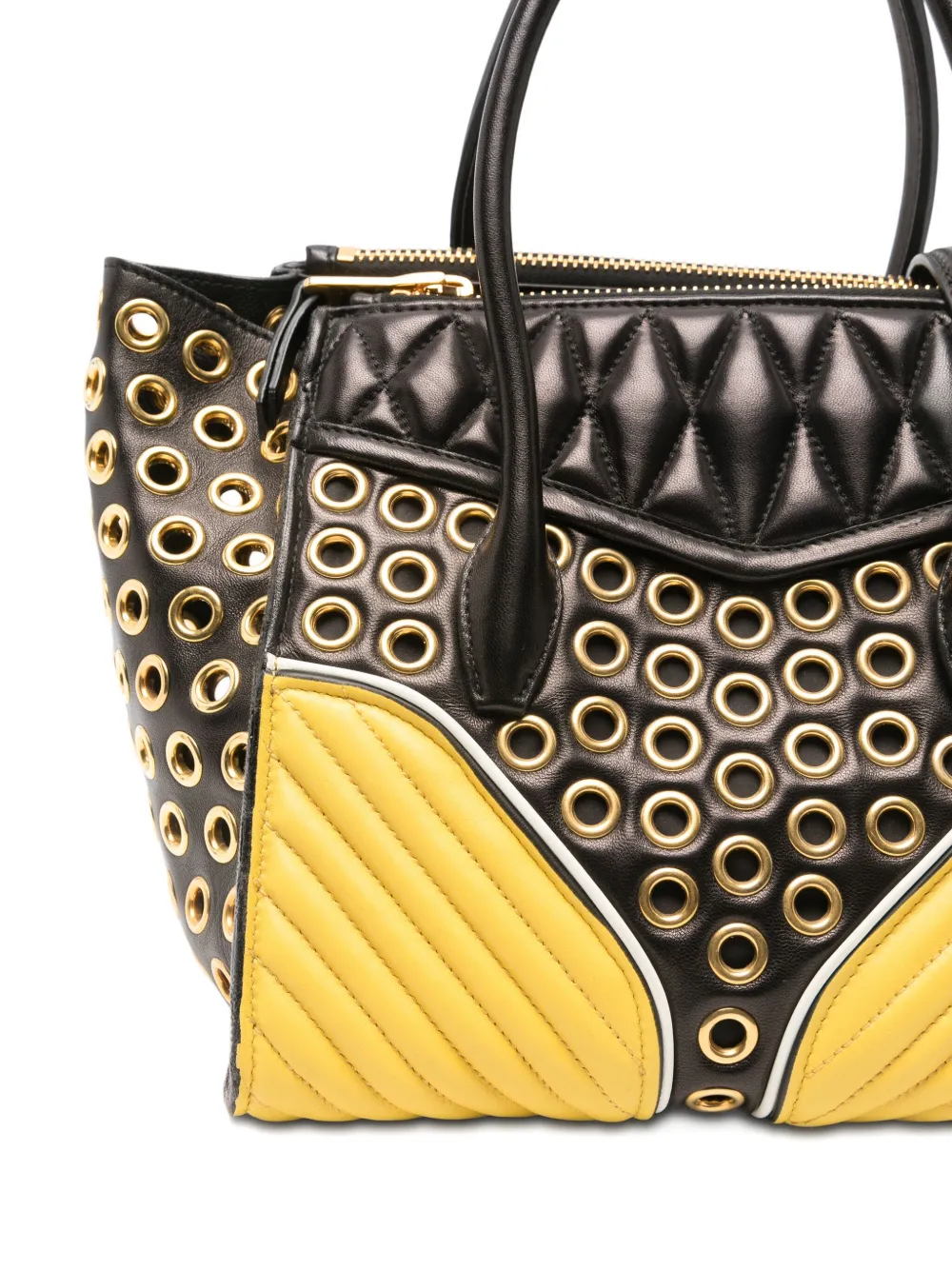 Сумка на плечо с отделкой-молнией Miu Miu, черный — фото 4