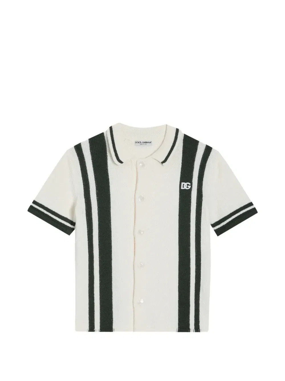 Трикотажная рубашка Dolce & Gabbana Kids, бежевый