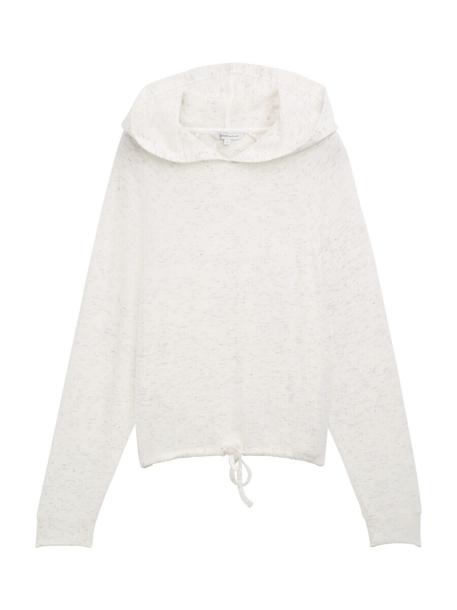 

Толстовка с капюшоном TOM TAILOR DENIM Sweatshirt, цвет mottled white