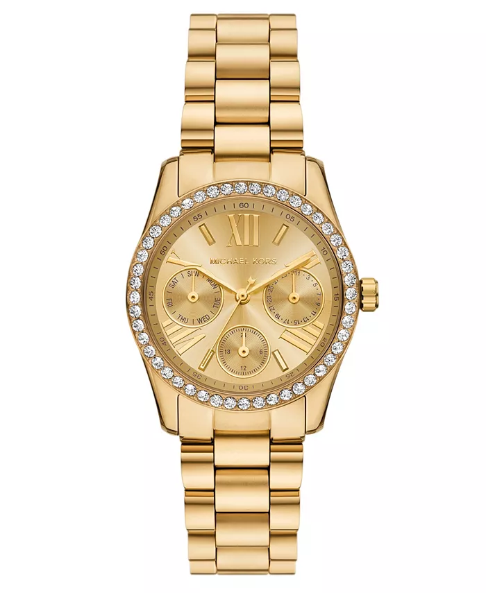 

Женские часы Lexington Multifunction Gold-Tone из нержавеющей стали, 34mm Michael Kors