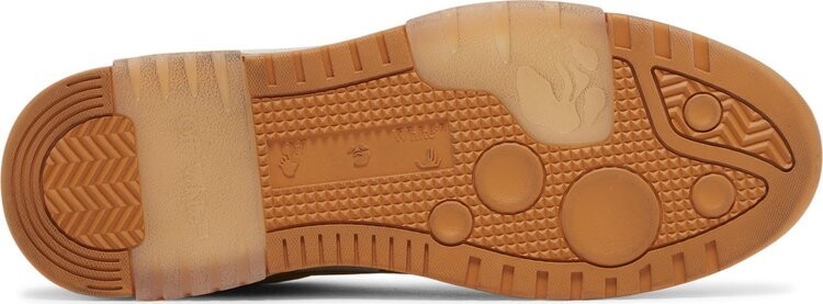 Кроссовки Off-White Out of Office 'Vintage Suede - Orange', оранжевый — фото 4