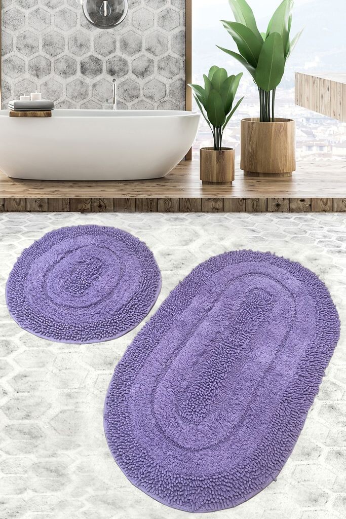 

Mijolnir, Macoroni- CHL1215, Фиолетовый, коврики для ванной, 1600 г/м², 100% ХЛОПОК