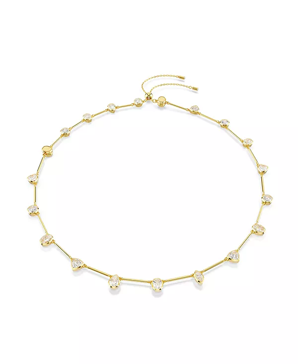 

Теннисное ожерелье Imber смешанной огранки с покрытием из белого золота Swarovski, white