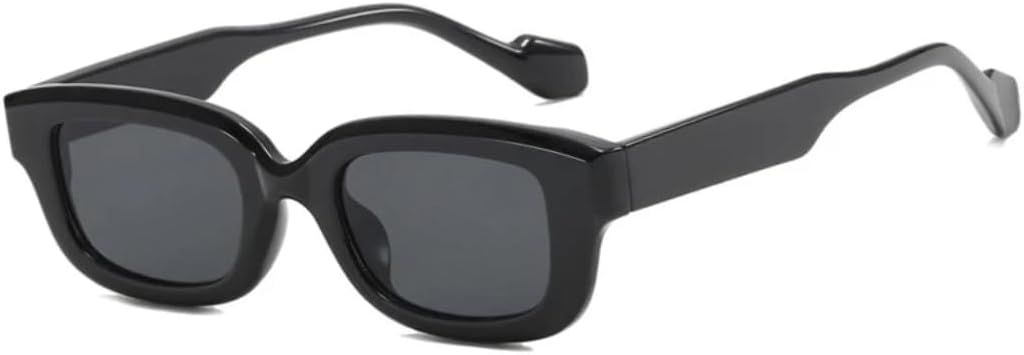 

Солнцезащитные очки с защитой от УФ-излучения UV400 | Овальная оправа, линзы конфетного цвета | Для женщин и мужчин, для занятий спортом на открытом воздухе и вождения DSVIGF, Black Gray