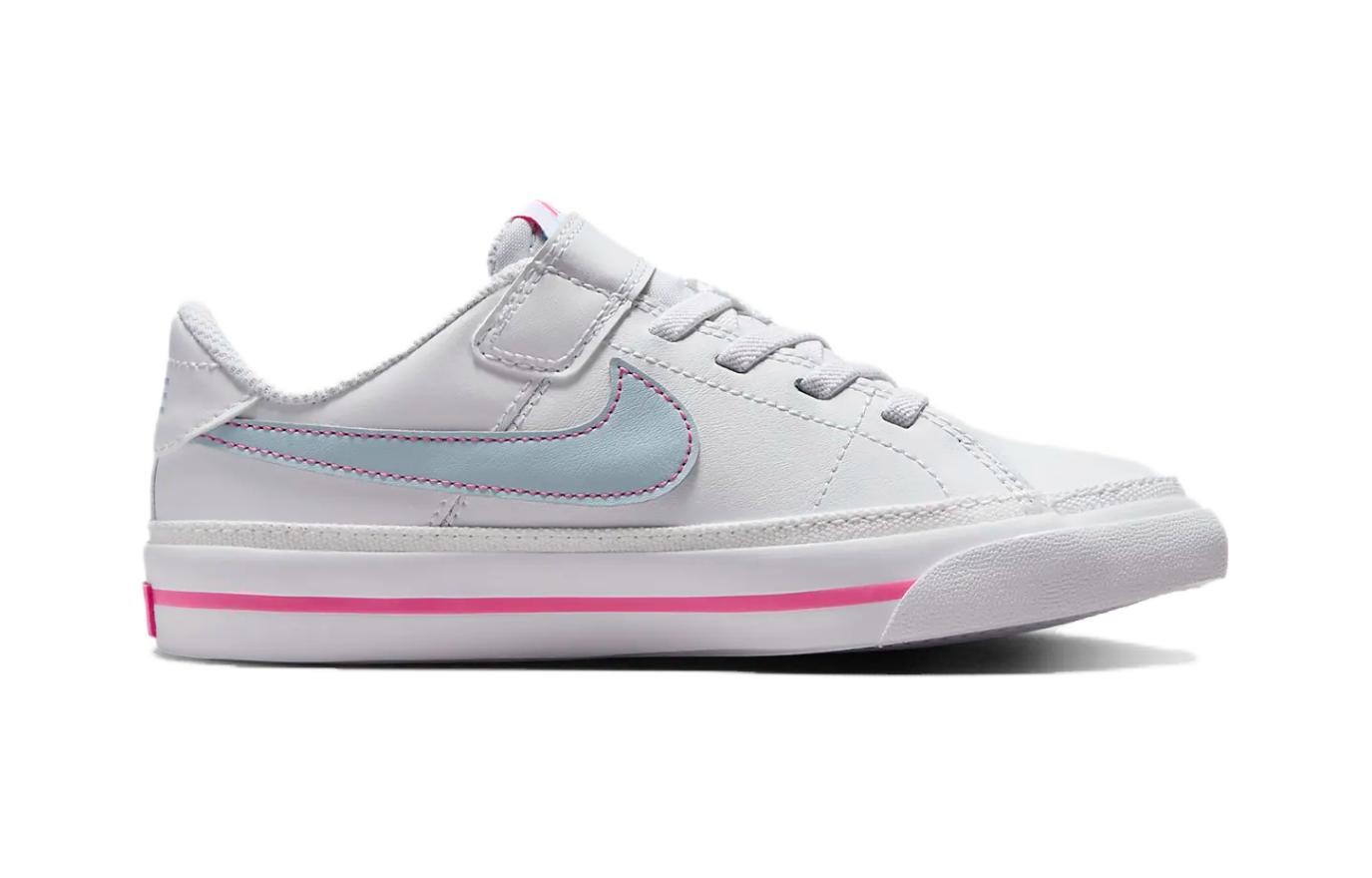 Кроссовки Nike Court Legacy Lift PS 'White Light Armory Blue', белый/синий — фото 2