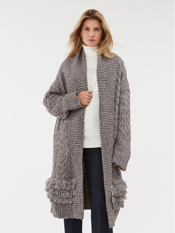 

Кардиган стандартного кроя Guess, серый
