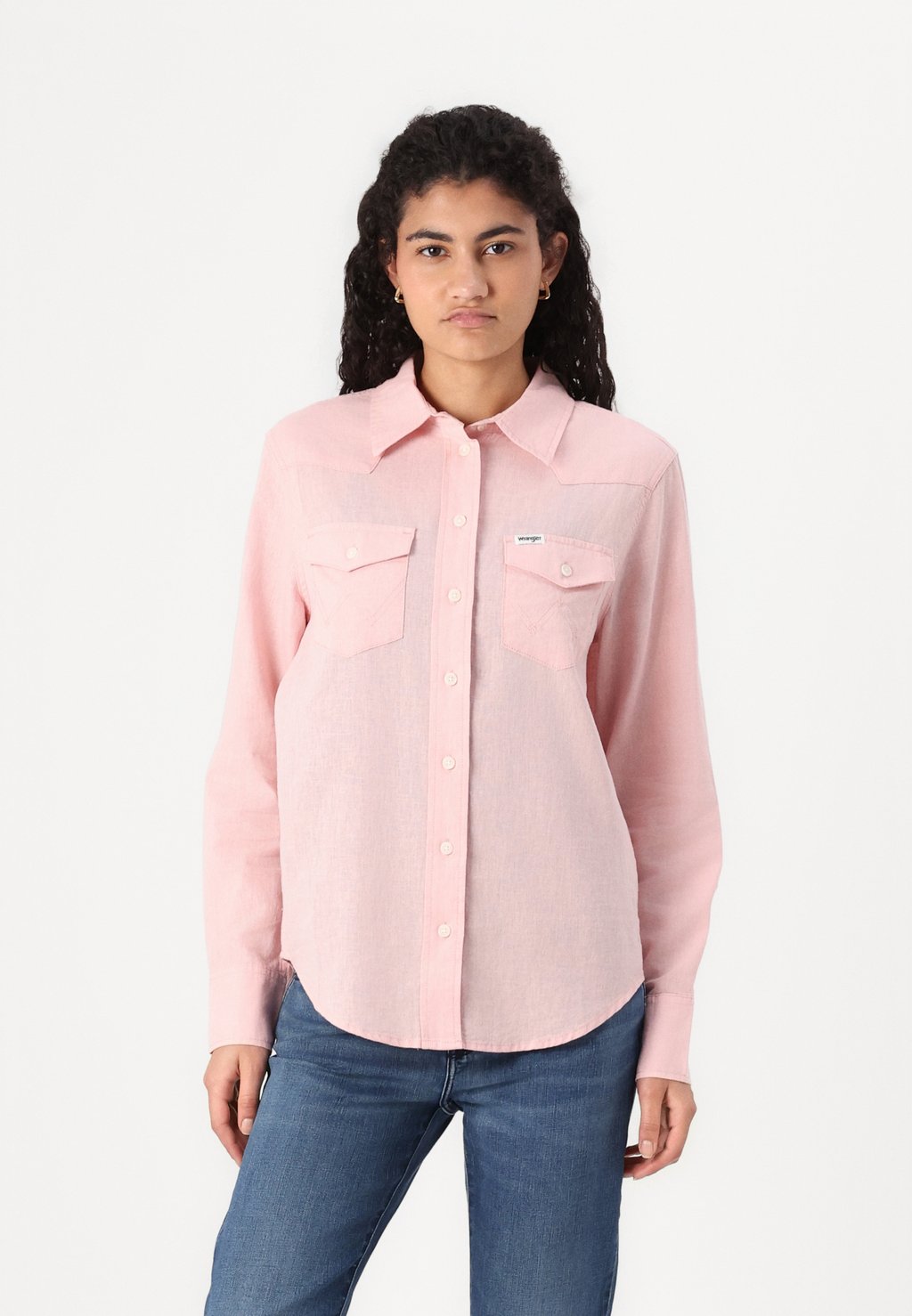 

Блузка на пуговицах WESTERN SHIRT Wrangler, розовый