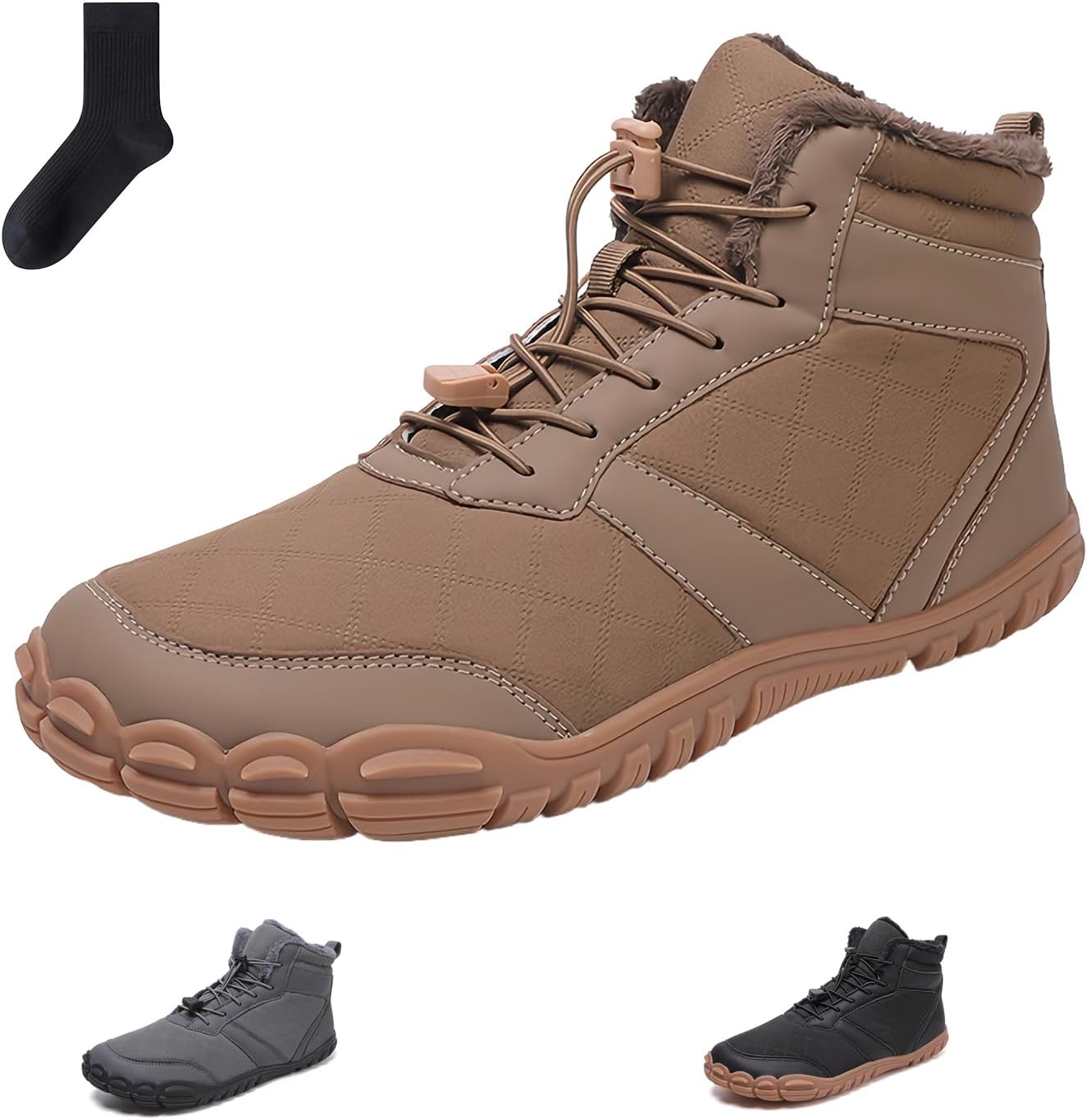 

Зимние походные босоножки, зимняя походная обувь, зимние походные ботинки, снегоступы с нулевым падением для женщин Miokuko, C-3 Men 7/9women