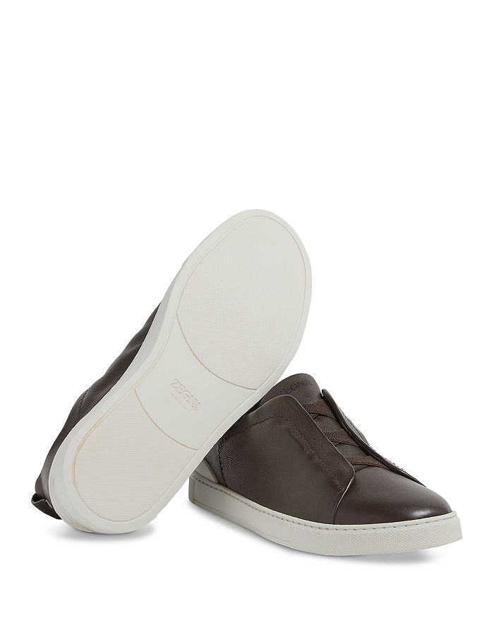 

Мужские кроссовки Triple Stitch Secondskin ZEGNA, коричневый