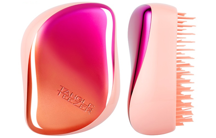 Портативная массажная расческа для укладки волос комфортная Tangle Teezer — фото 4