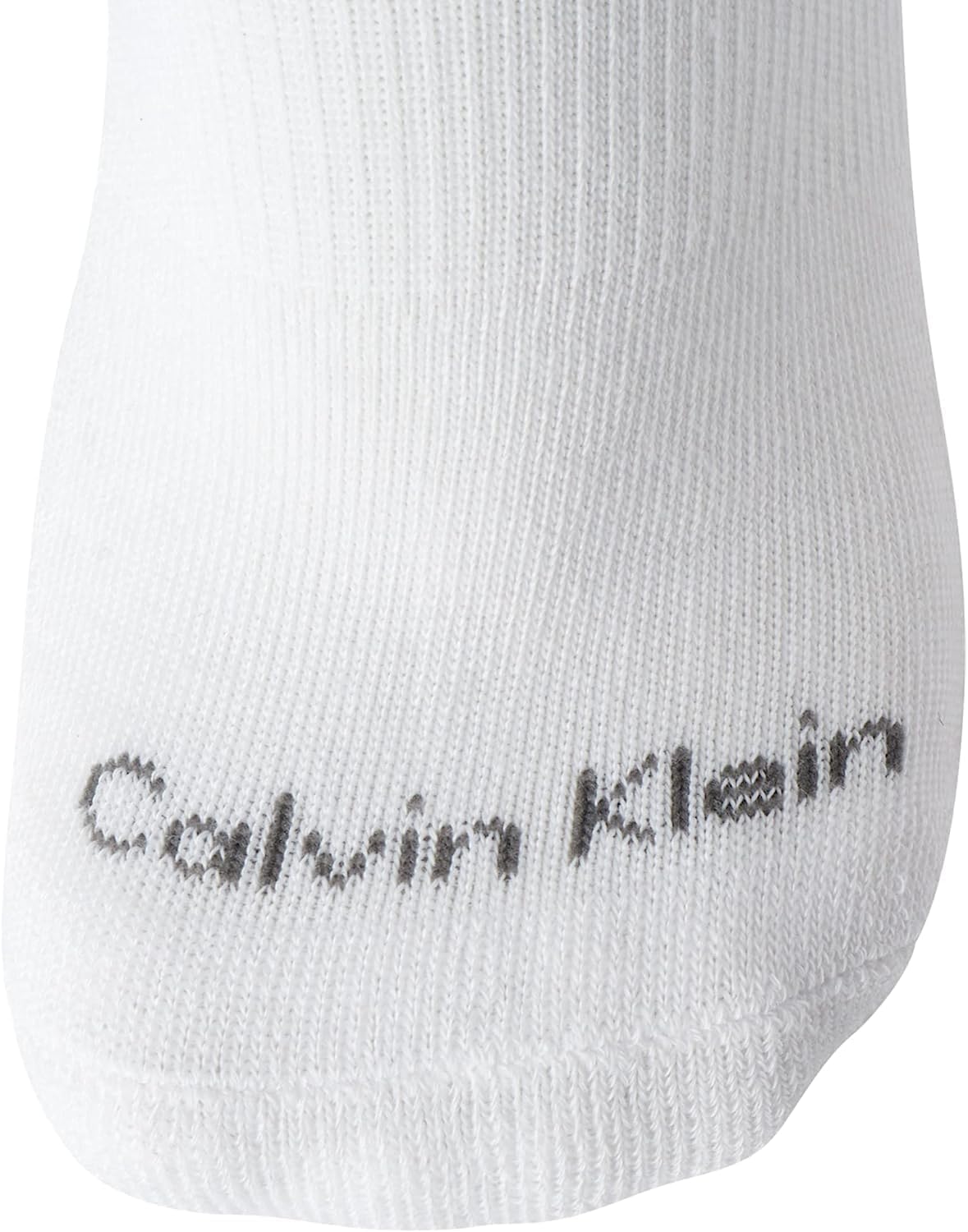 Женские носки Calvin Klein No Show - 12 пар мягких хлопковых носков с низкой посадкой для бега., White/Grey — фото 4
