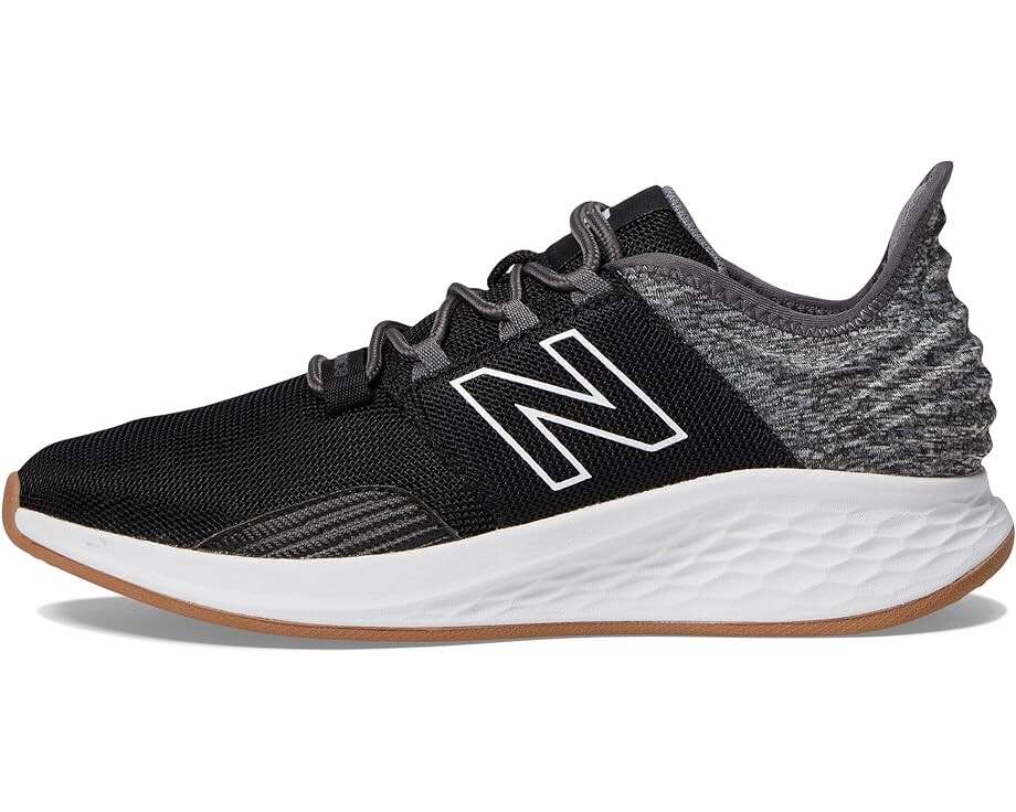 Кроссовки New Balance Golf Fresh Foam ROAV Golf, цвет Black/Gum — фото 4