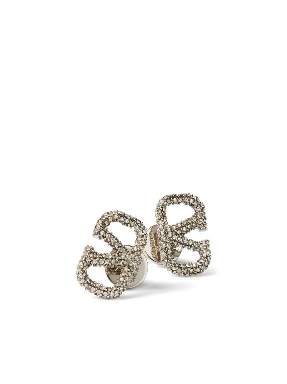 

Серьги с логотипом VLogo Signature и кристаллами VALENTINO GARAVANI, серебряный
