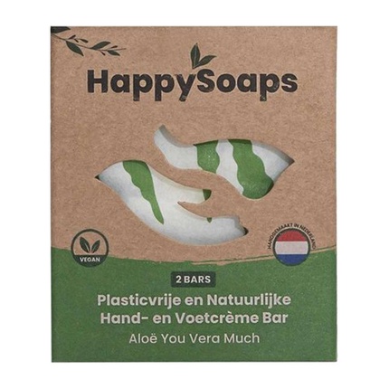 

Крем-мыло для рук и ног Aloe You Vera Much - Питательная формула с алоэ вера Happysoaps