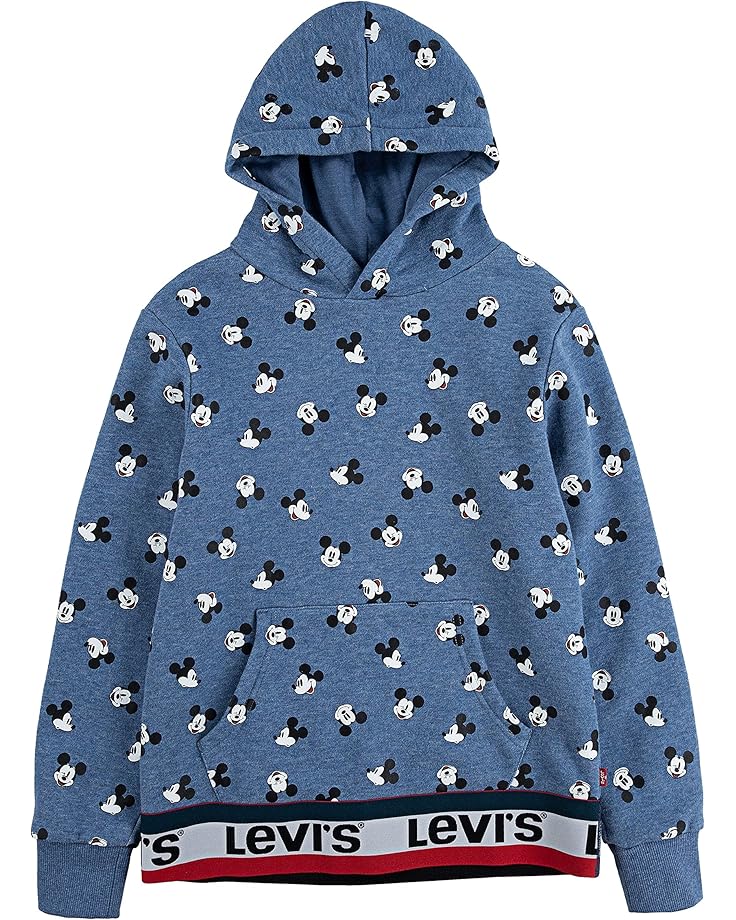 

Худи Levi's Kids All Over Print Mickey Hoodie, цвет Navy Heather