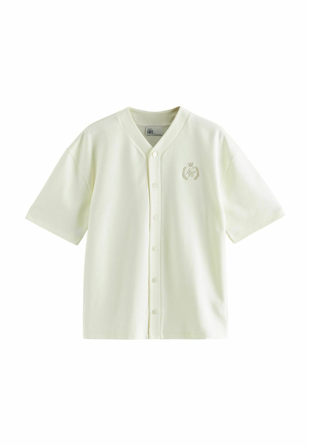 

Кардиган EDIT BASEBALL STYLE BUTTON THROUGH Next, белый