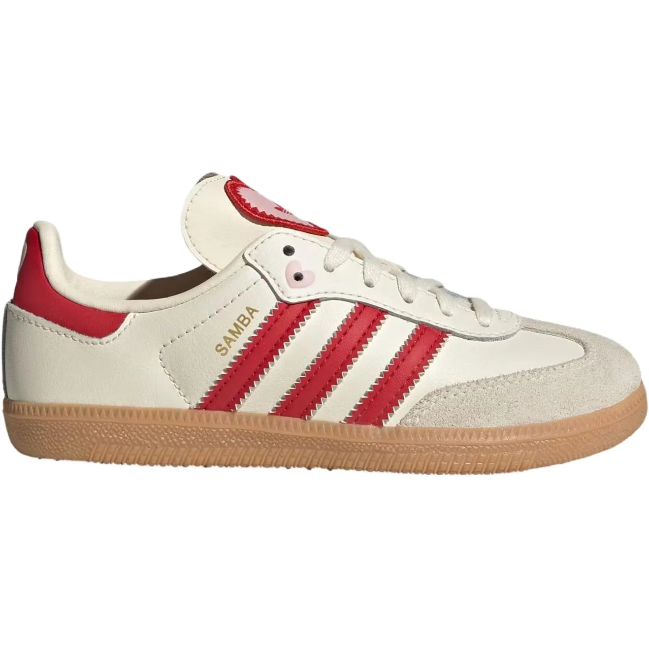 Adidas Originals SAMBA OG Low top детские скейтбординг кроссовки White Red Kids' — фото 3