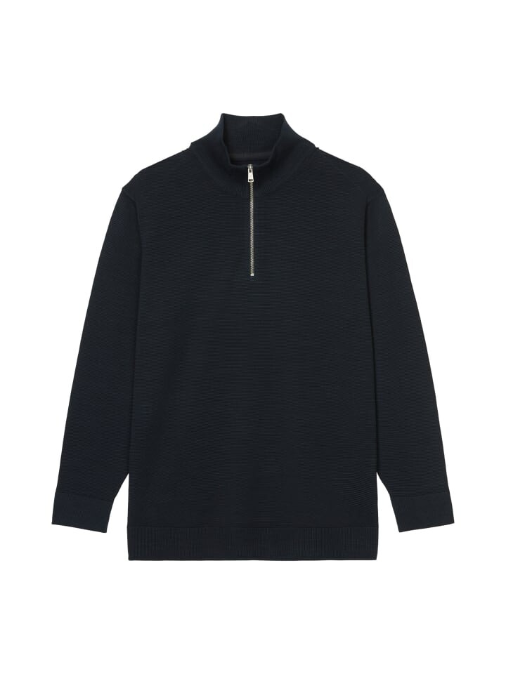 

Пуловер Marc O'Polo Troyer regular, цвет dark navy