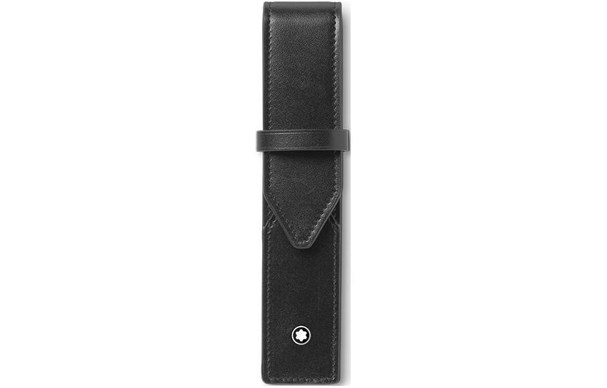 

MONTBLANC Кожаная сумка для хранения Meisterstuck мужская черная