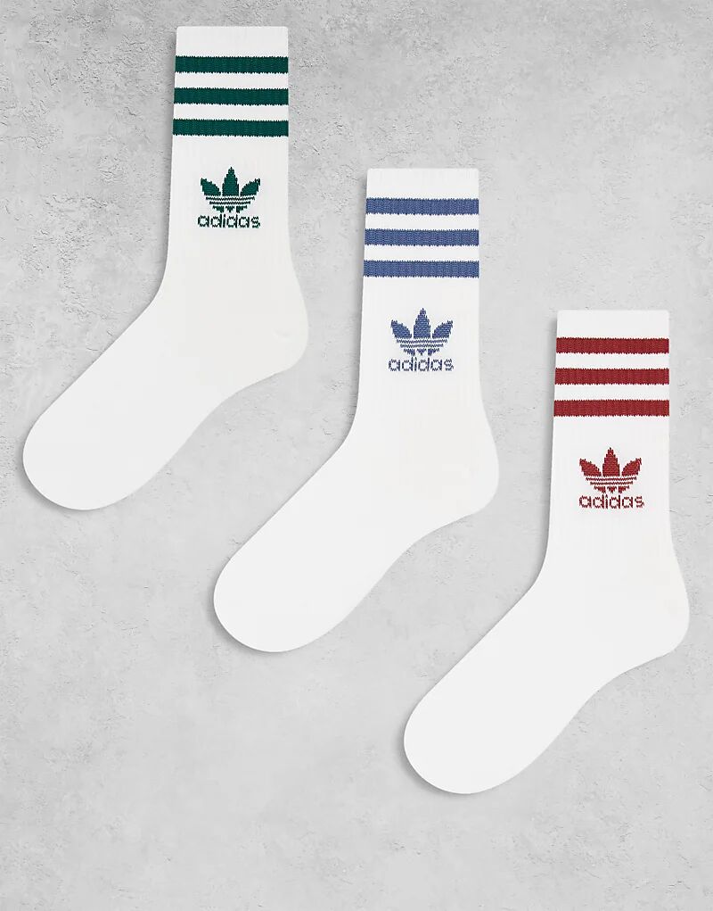 

Носки с тремя полосками в мульти adidas Originals
