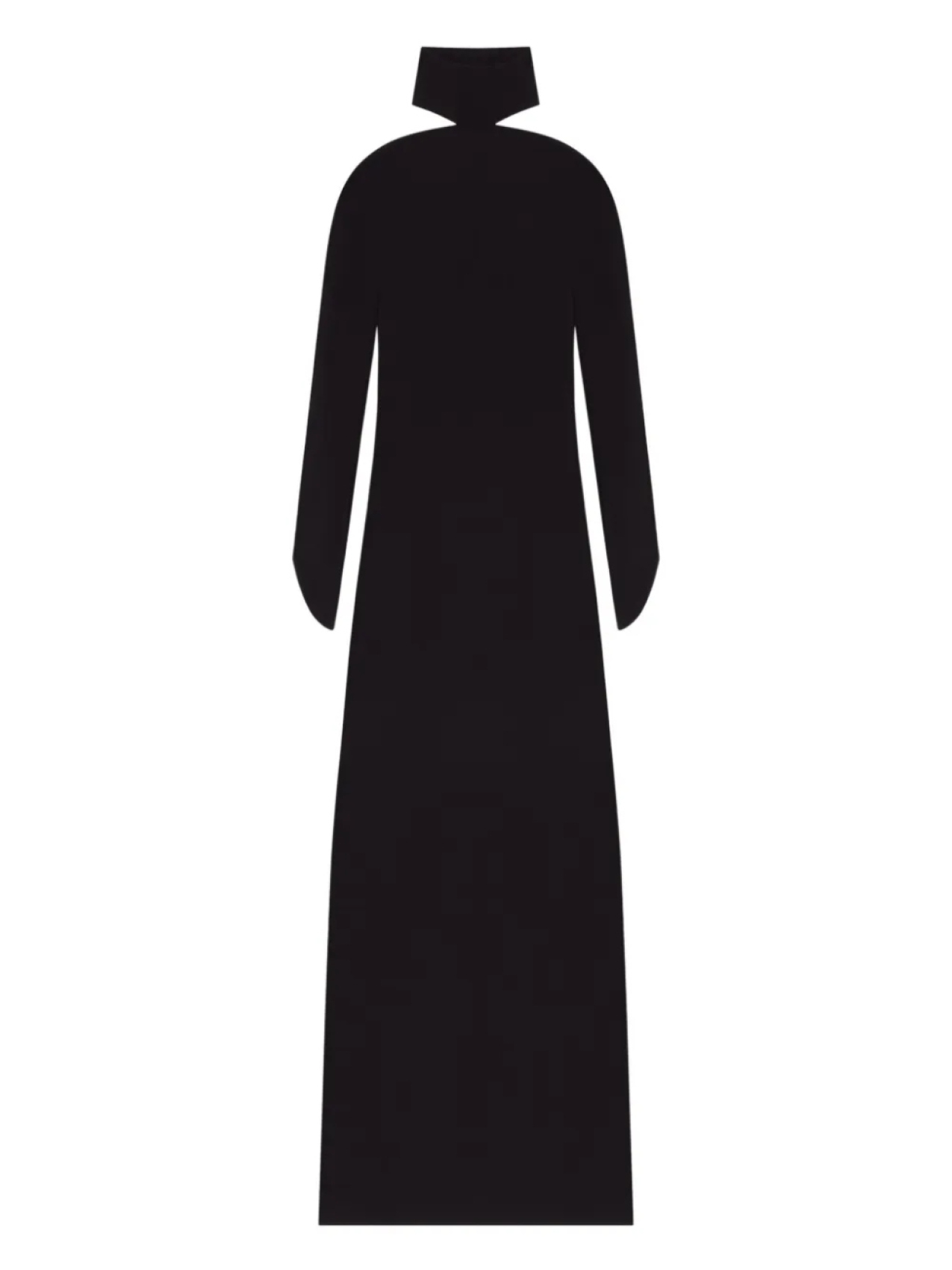 

Courrèges платье с вырезами, черный