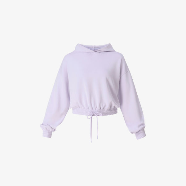 

Худи укороченный Sweaty Betty с эффектом стирки, фиолетовый