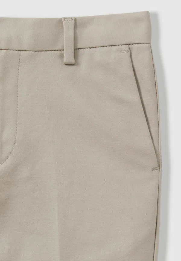 Брюки чинос Eastbury slim fit tapered chinos Reiss, камень — фото 3