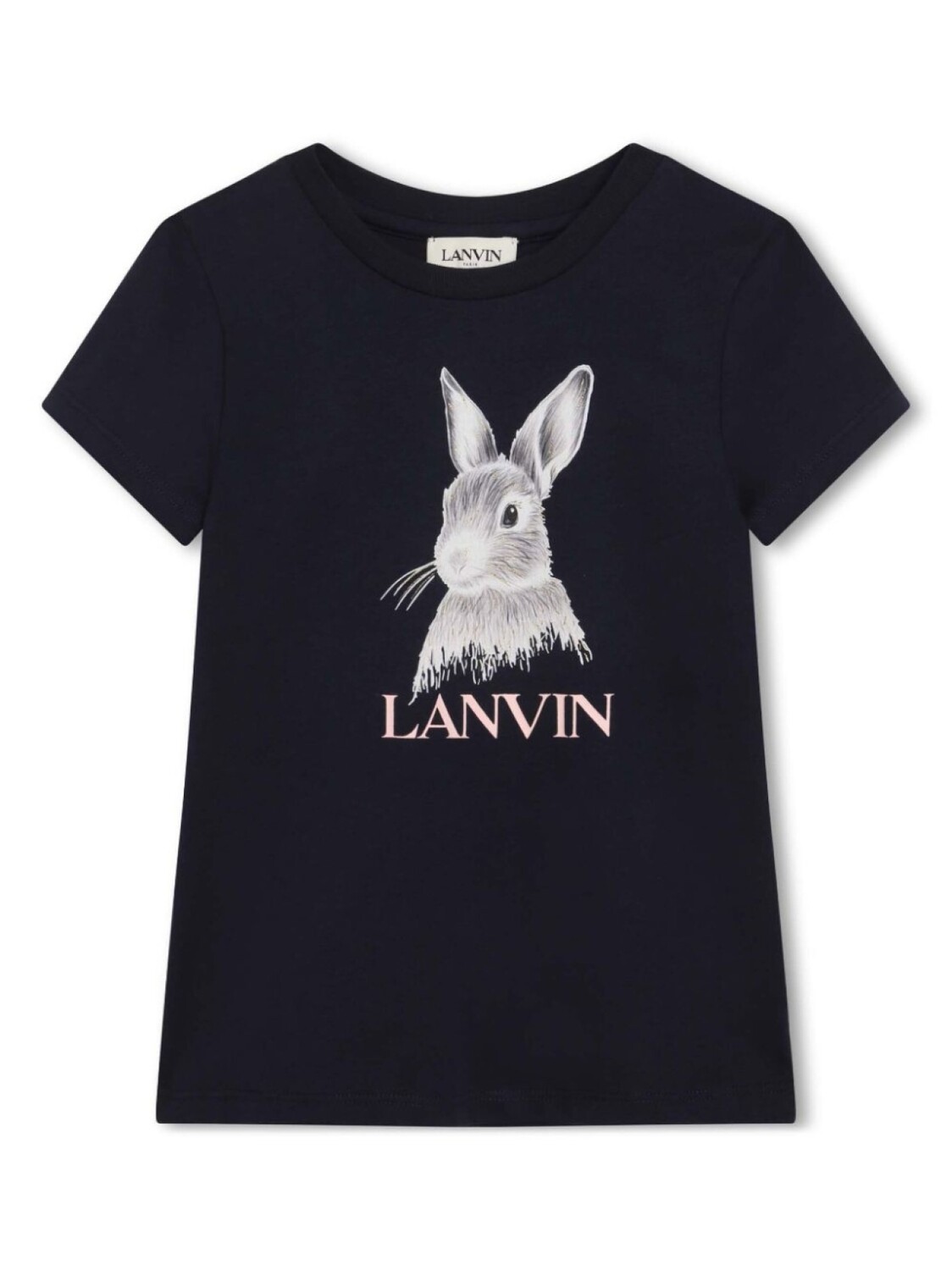 

Lanvin Enfant футболка с логотипом, черный