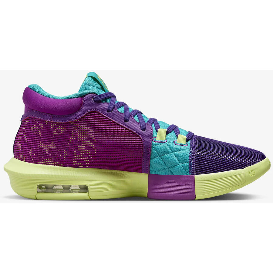 Кроссовки Nike Lebron Witness VIII, фиолетовые, мужские — фото 3