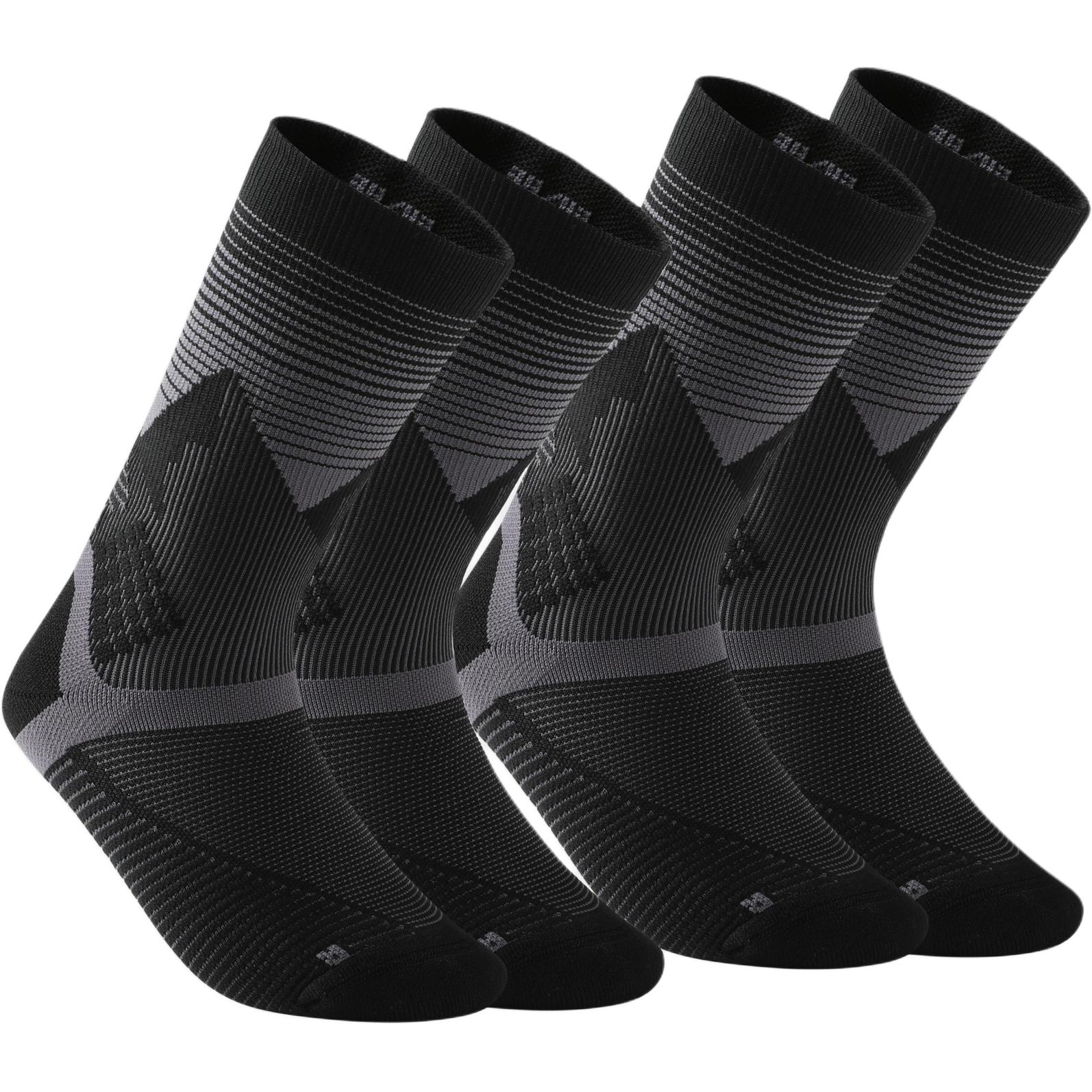 

DECATHLON Гольфы унисекс MH500, 2 пары, черные