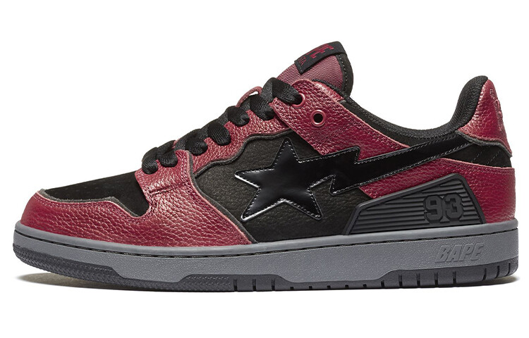 

BAPE Bape SK8 Sta Красный Черный A Bathing Ape