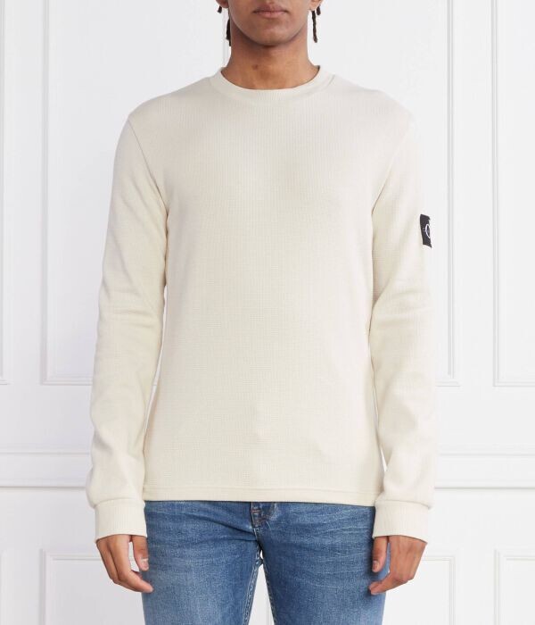 

Свитер Regular Fit Calvin Klein Jeans, бежевый