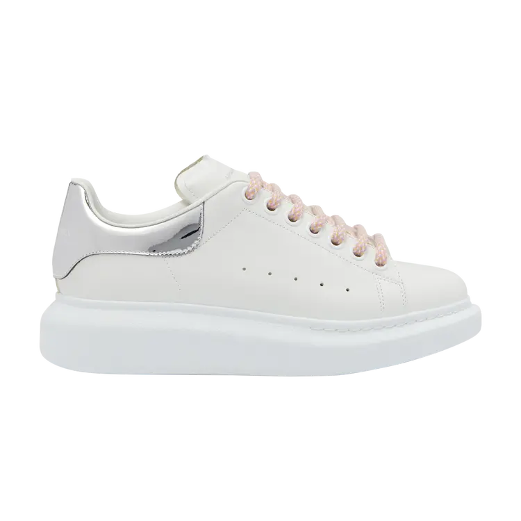 Кроссовки Alexander McQueen Wmns Oversized Sneaker, цвет White Silver Pink