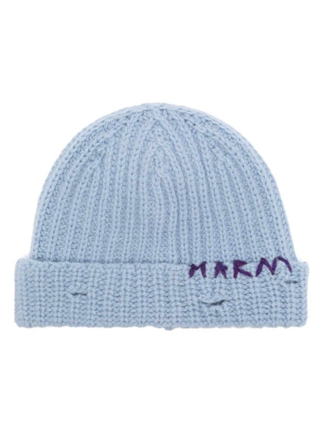 

Marni шапка бини с вышитым логотипом, синий