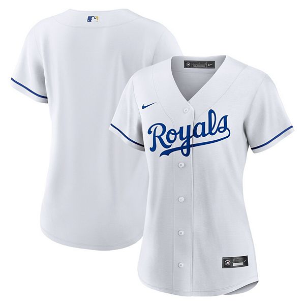 

Женская белая реплика домашней футболки Kansas City Royals Nike, Белый, Женская белая реплика домашней футболки Kansas City Royals Nike