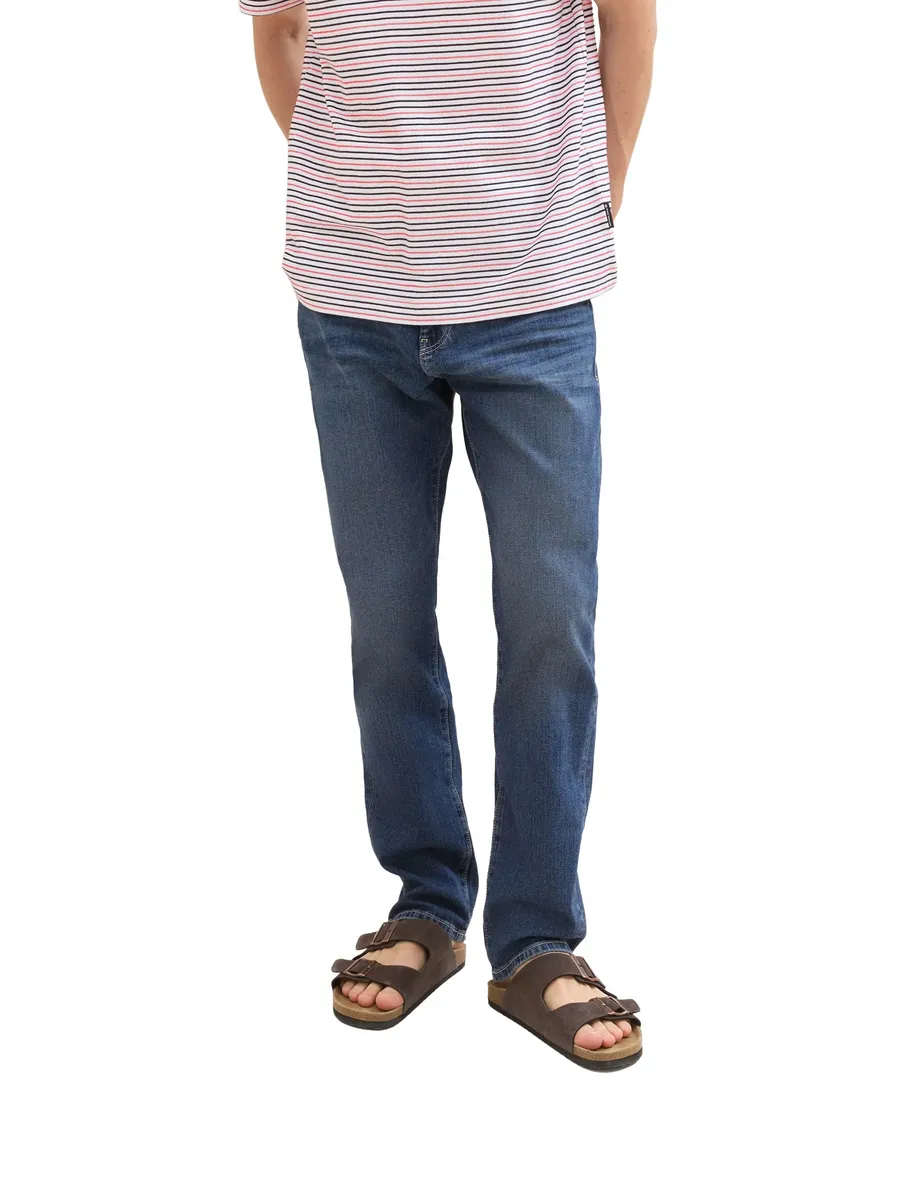 

Джинсы TOM TAILOR с 5 карманами, стрейч, цвет Mid Stone Wash Denim