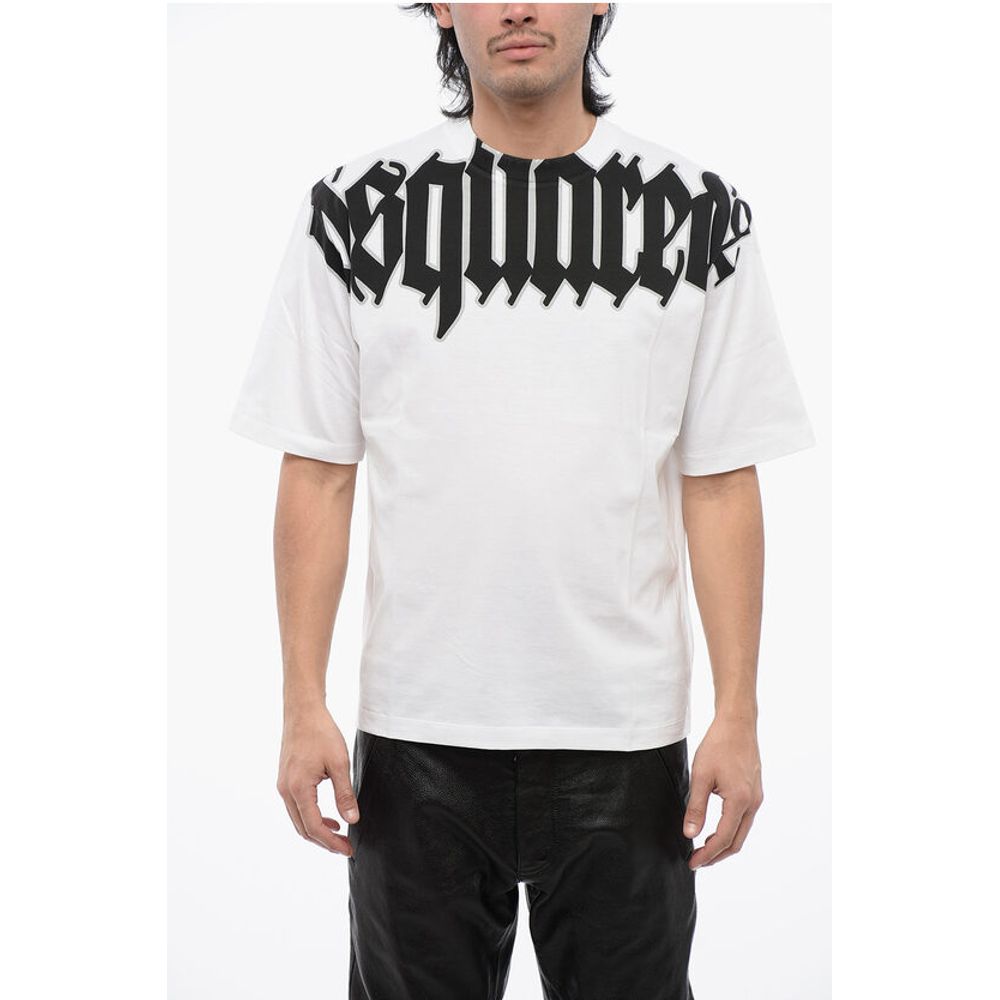 

Футболка свободного кроя D2 GOTHIC из хлопка Dsquared2, White
