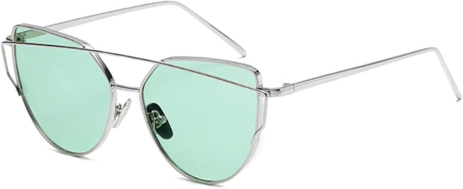 

Женские солнцезащитные очки «кошачий глаз» — зеркальные линзы цвета розового золота — модные ретро-очки — солнцезащитные очки с защитой от УФ-излучения UV400 DSVIGF, 05