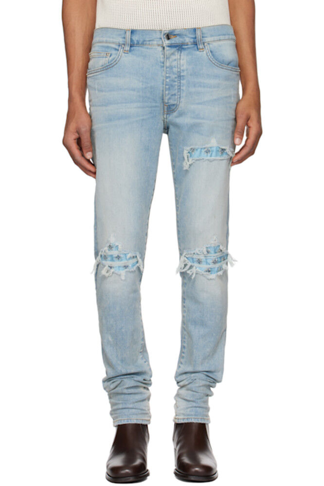 

Джинсы MX1 Blue Crystal Starburst AMIRI