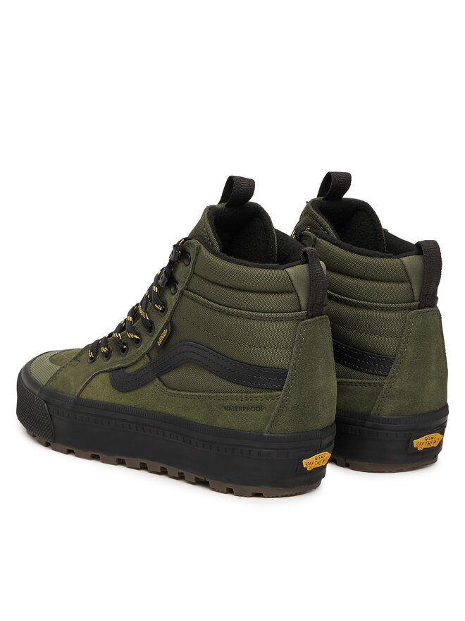 Тканевые кеды MTE Sk8-Hi Waterproof Insulated VN000DAQ2031 Vans, зеленый — фото 3