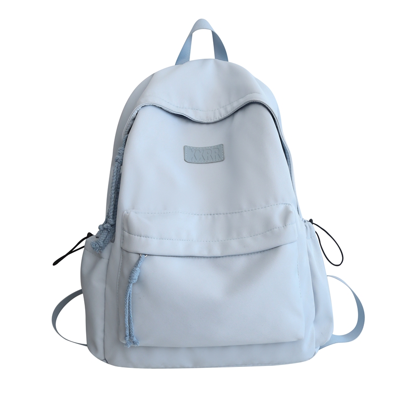 

Deli Bear Нейлоновый рюкзак обычный унисекс черный/белый/синий/коричневый, Blue with Knitted Frog Charm