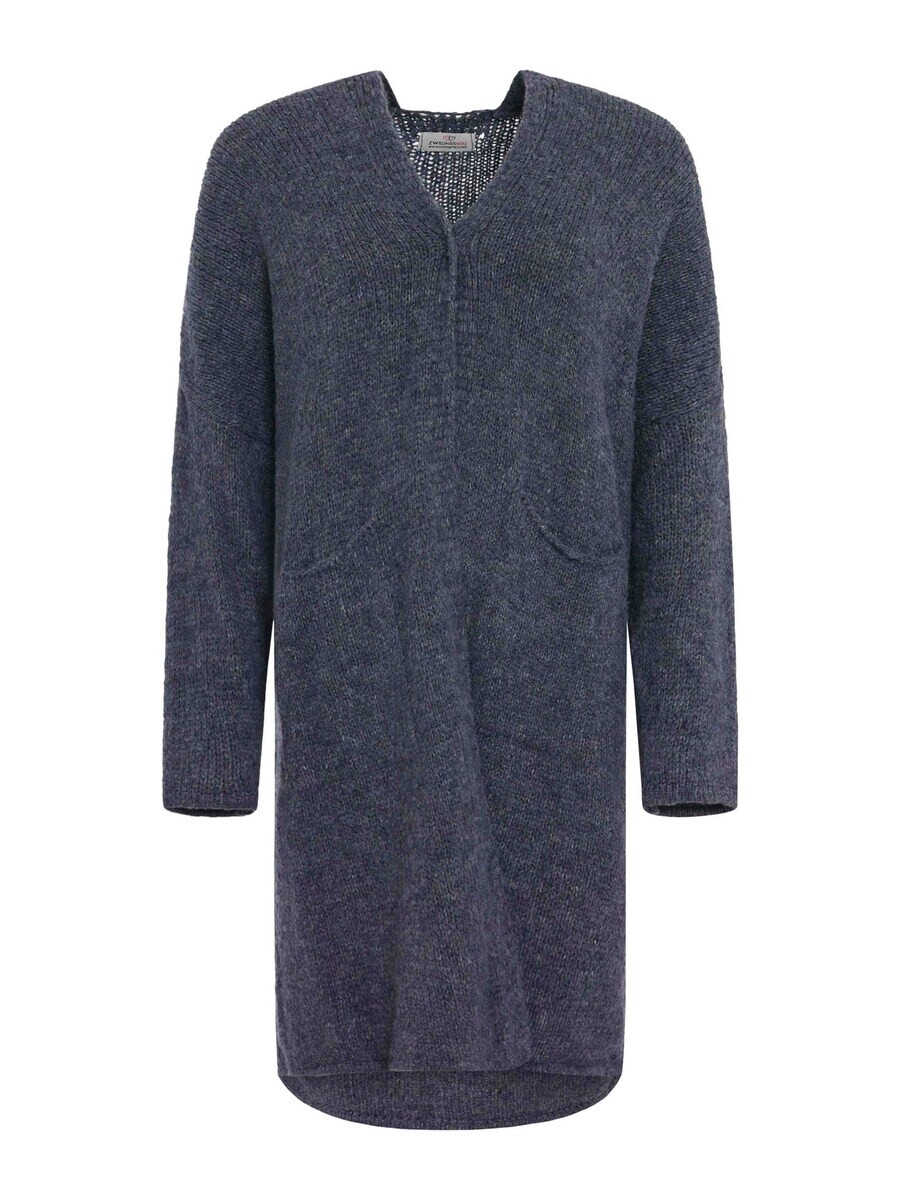 

Вязаный кардиган Zwillingsherz Knit Cardigan Love and Peace, морской синий