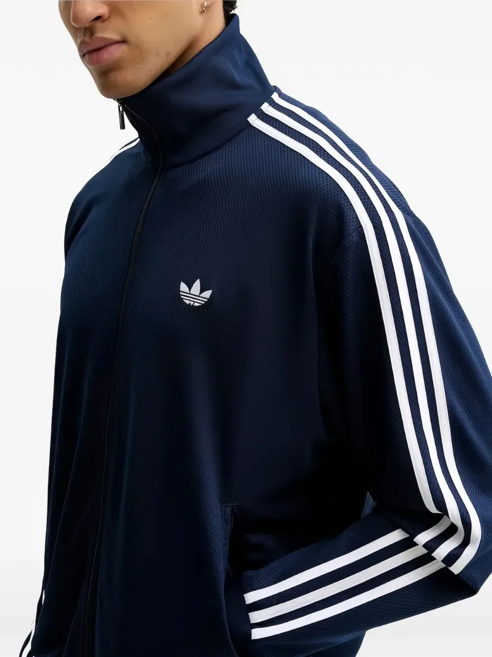 Спортивная куртка Firebird на молнии с вышитым логотипом Adidas, синий — фото 4