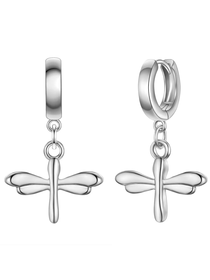 

Yokoamii Серьги в виде стрекоз из металлического сплава серебристого цвета