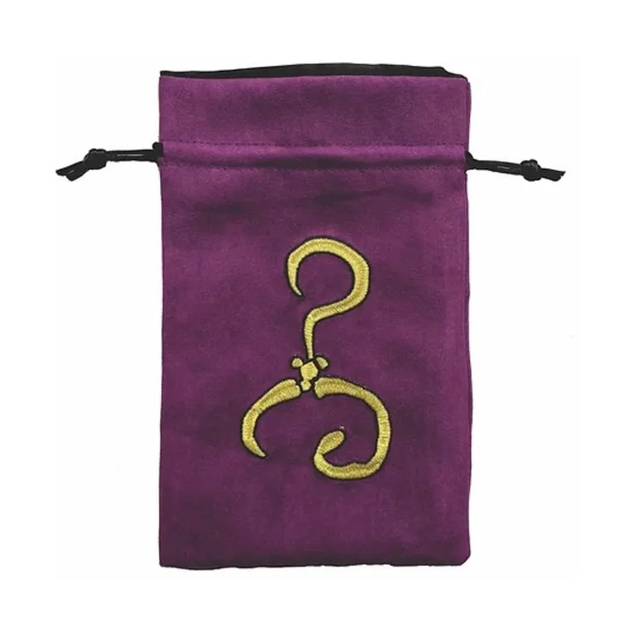 

Мешок для игральных костей с желтым знаком, Dice Bags (Black Oak)