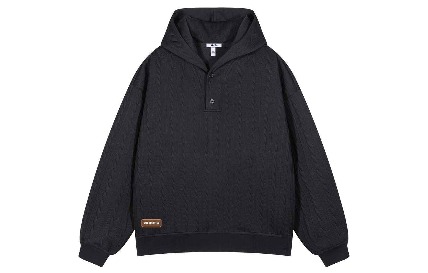 

Толстовка Unisex Hooded Moderate Cardigan WARRIOR, черный