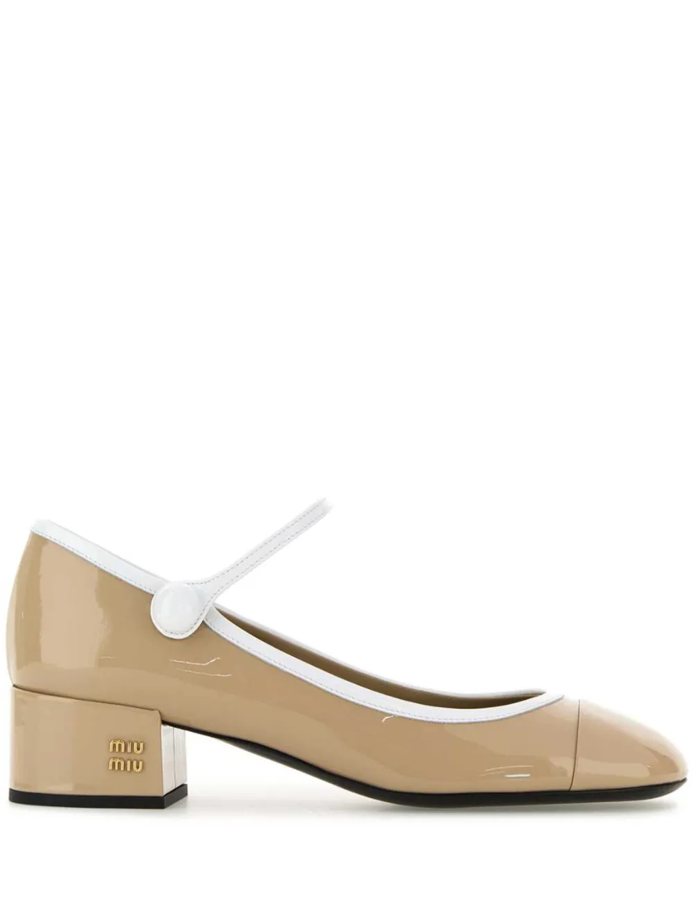 Туфли на каблуке MIU MIU, нейтральный