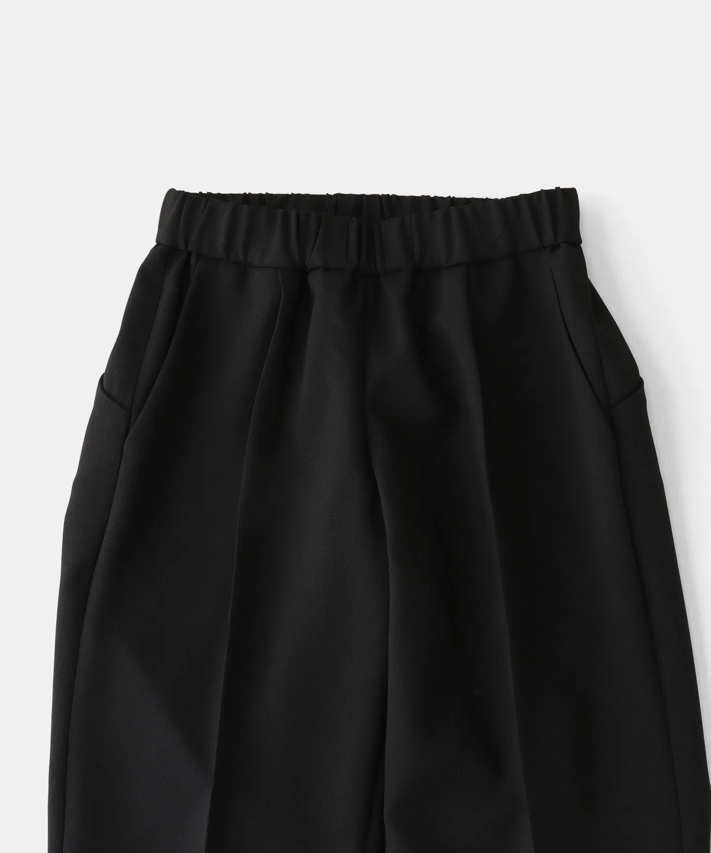 【MOUN TEN. / Mountain】canapa 1-tuck pants kids (BLACK) — фото 3